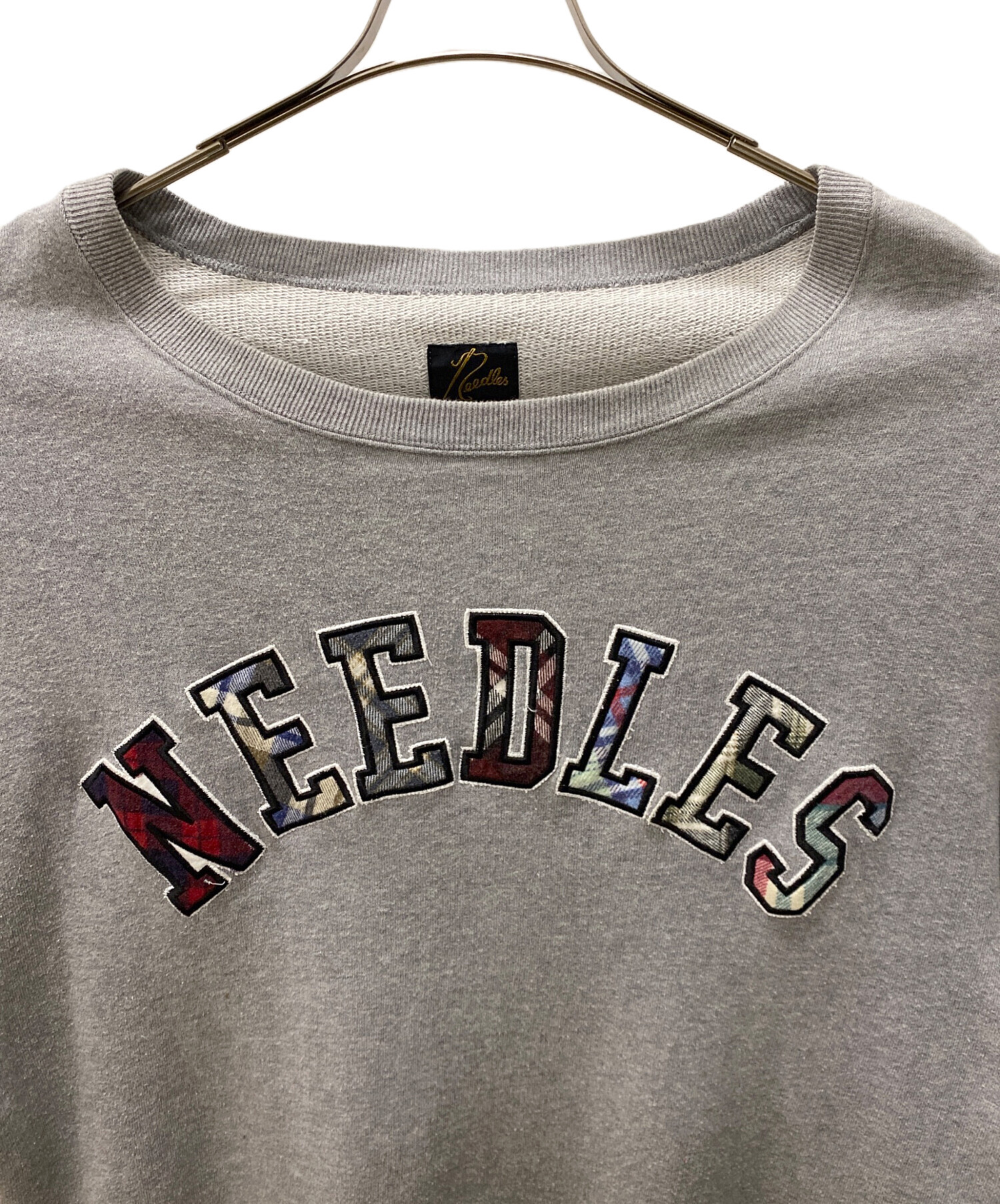 中古・古着通販】Needles (ニードルズ) アーチロゴスウェット グレー