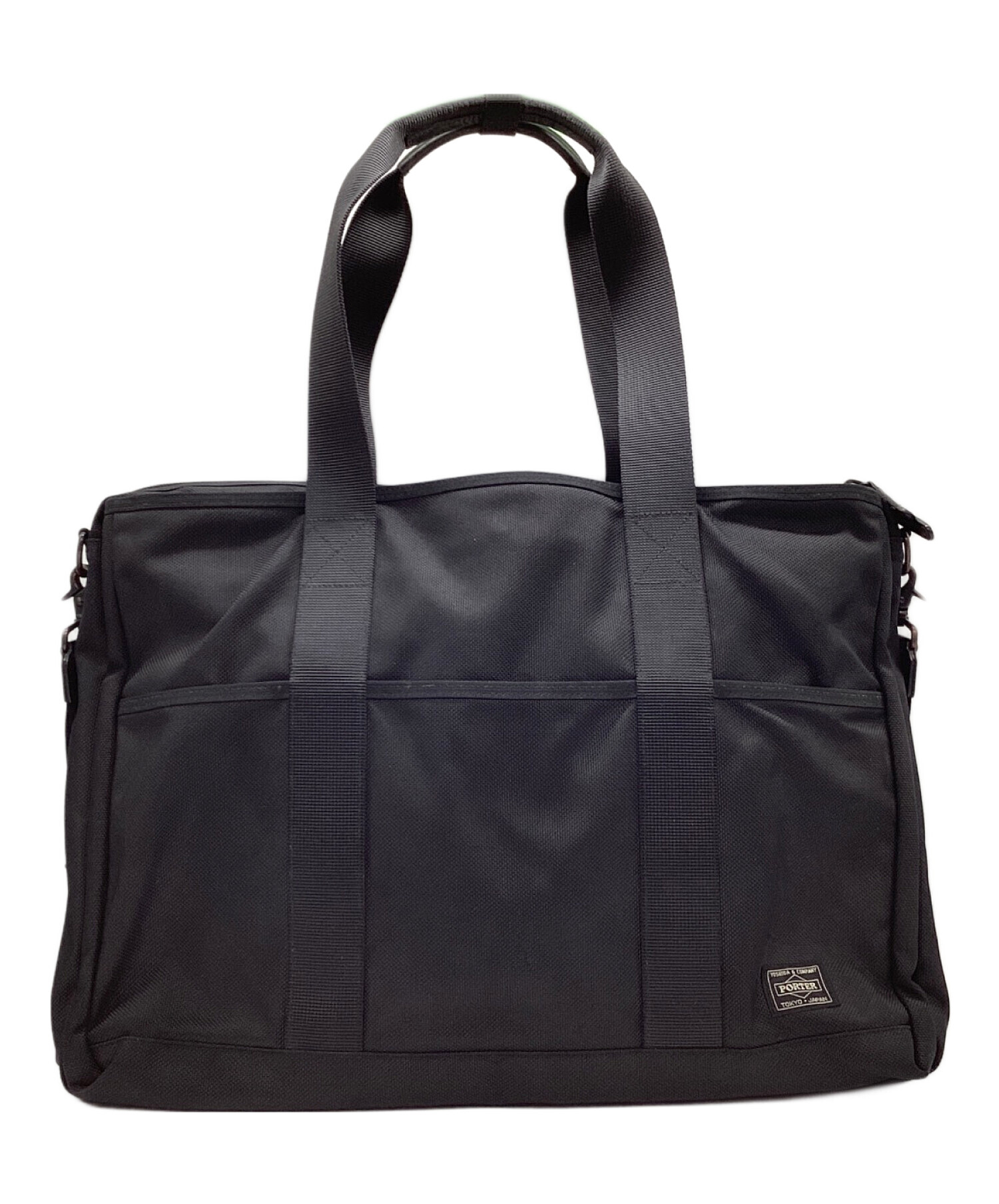 未使用　保管品　PORTER　ポーター　2way　トートバッグ 中古・古着通販】PORTER (ポーター) 2WAY TOTE BAG ブラック｜ブランド