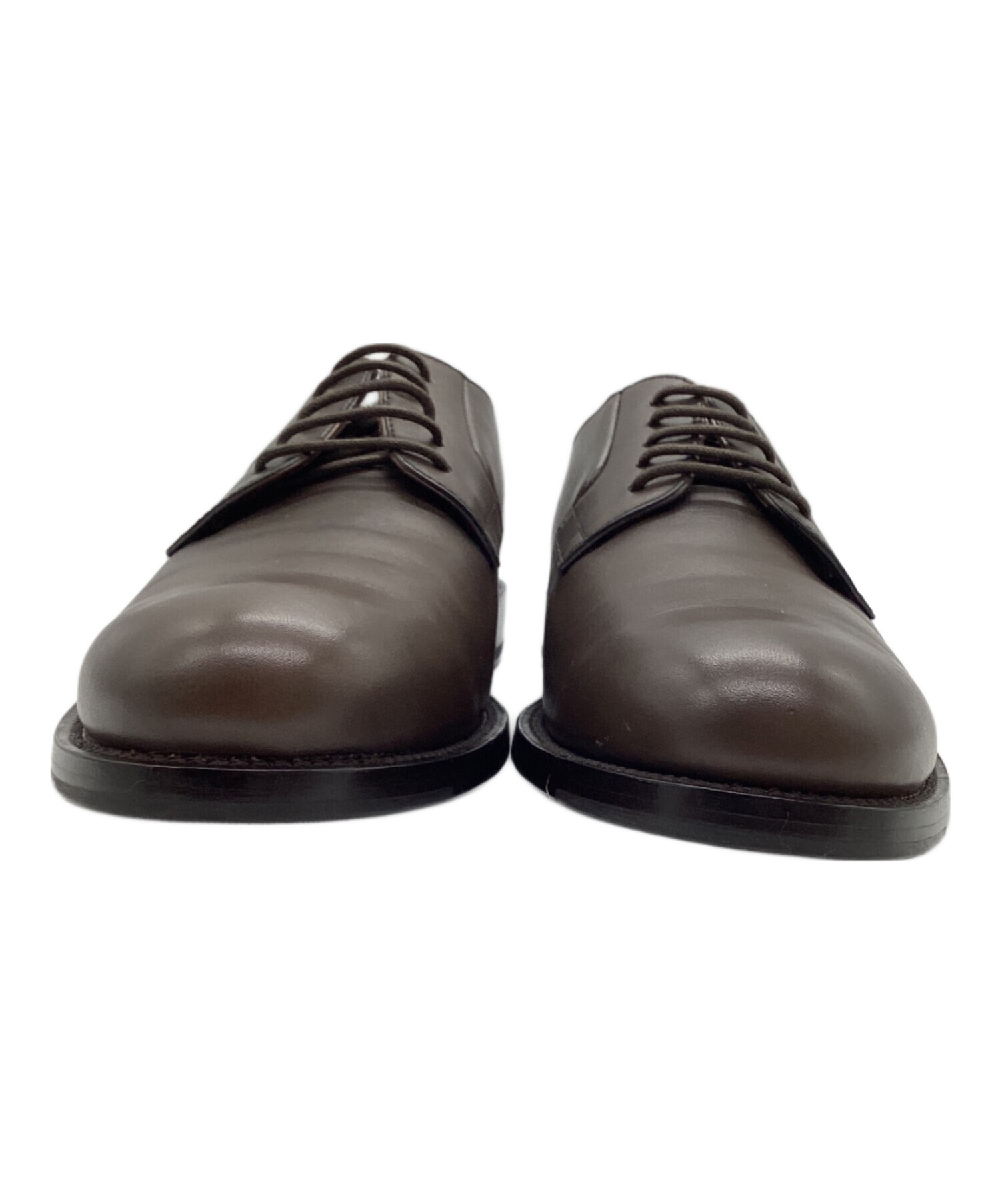 TOD'S ドレスシューズ　プレーントゥ　内羽根　UK8.5 レザー　イタリア製 中古・古着通販】TOD'S (トッズ) 内羽根ストレートチップシューズ