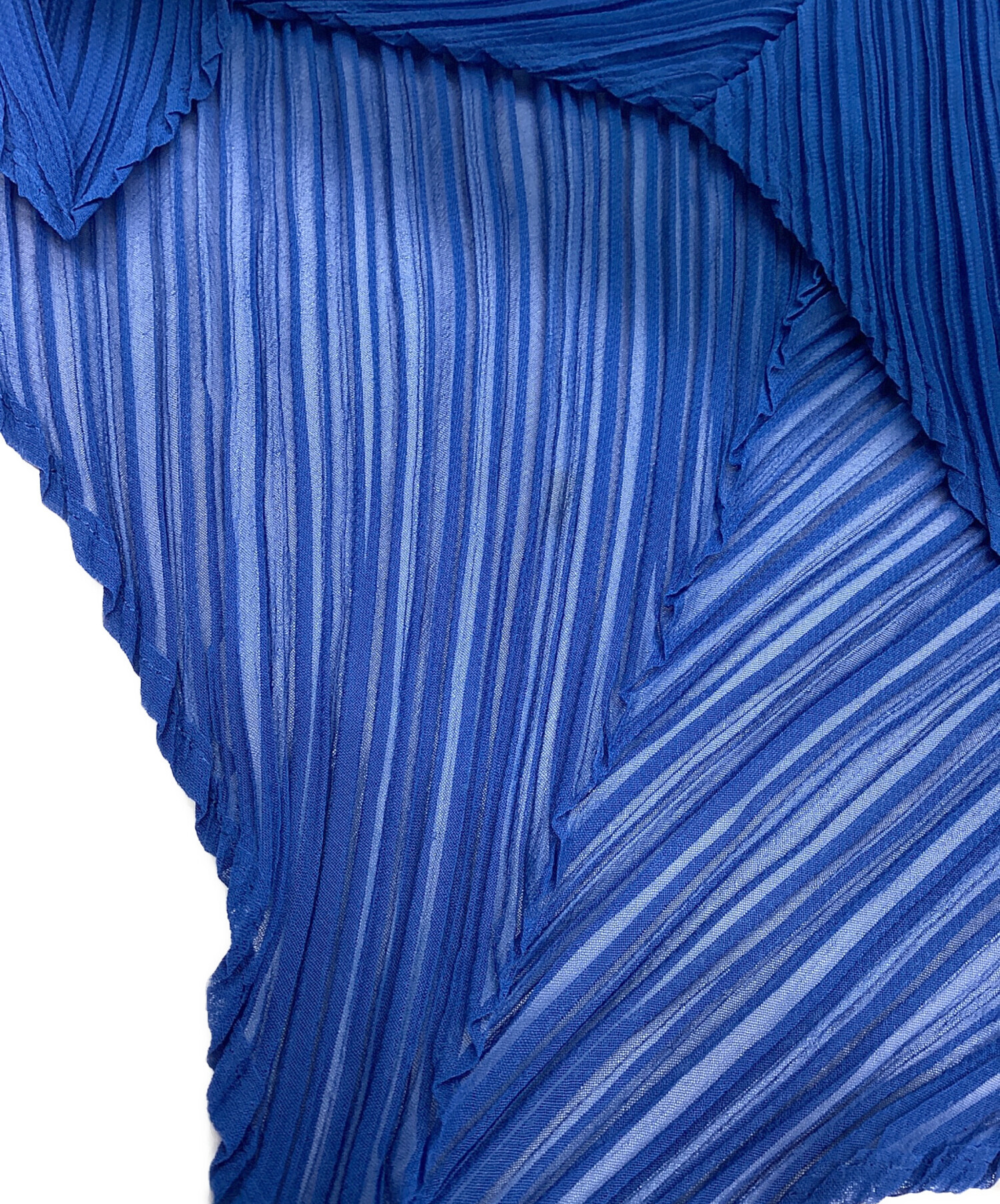 PLEATS PLEASE ダークブルー プリーツストール 中古・古着通販】PLEATS PLEASE (プリーツプリーズ) プリーツボレロ