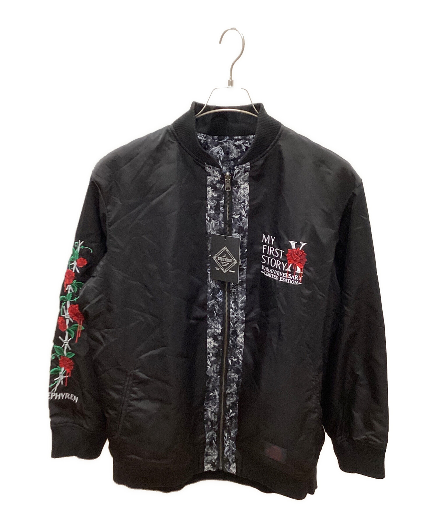 中古・古着通販】ZEPHYREN (ゼファレン) ブルゾン ブラック サイズ:XL 