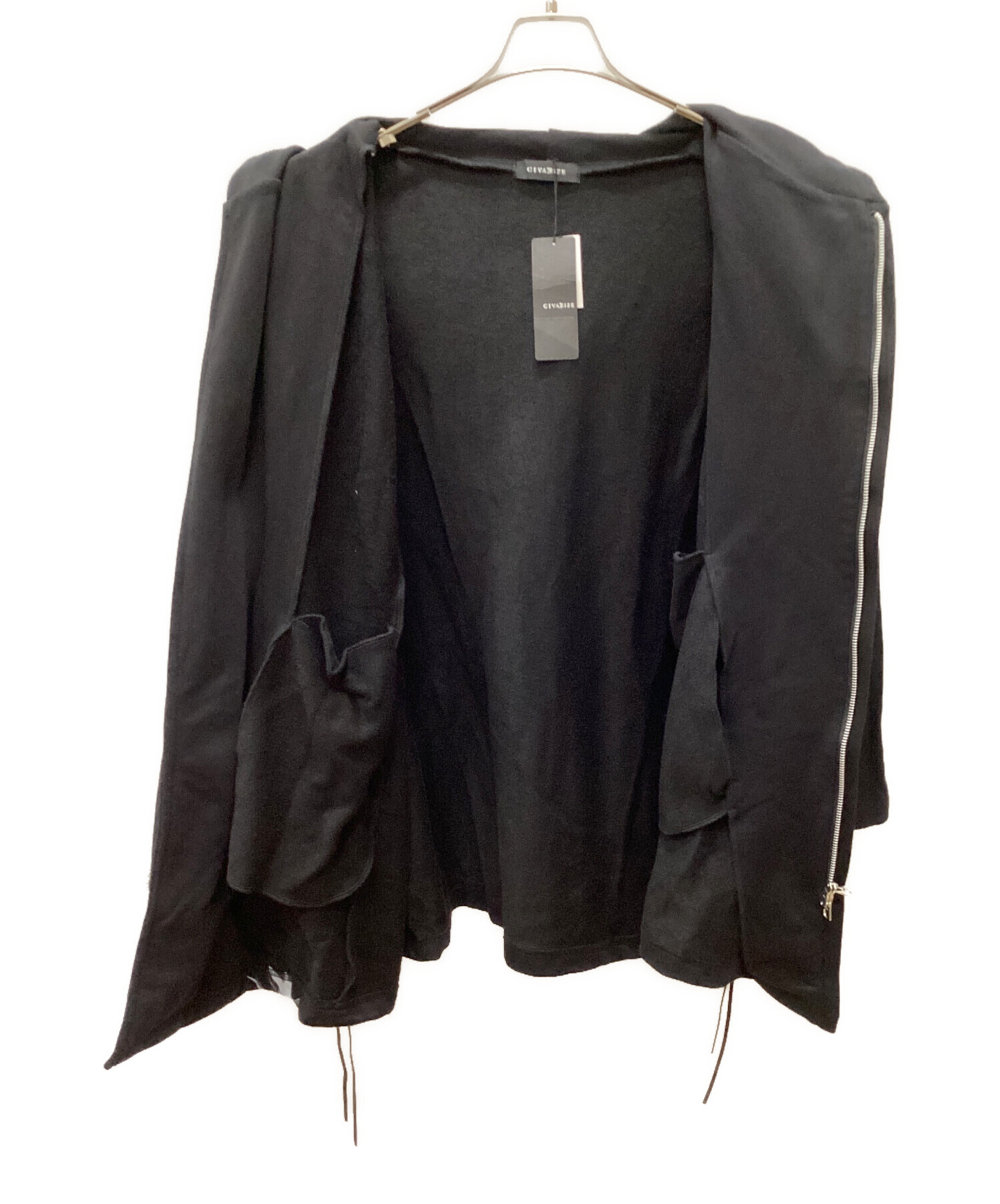 中古・古着通販】CIVARIZE (シヴァーライズ) パーカー ブラック サイズ