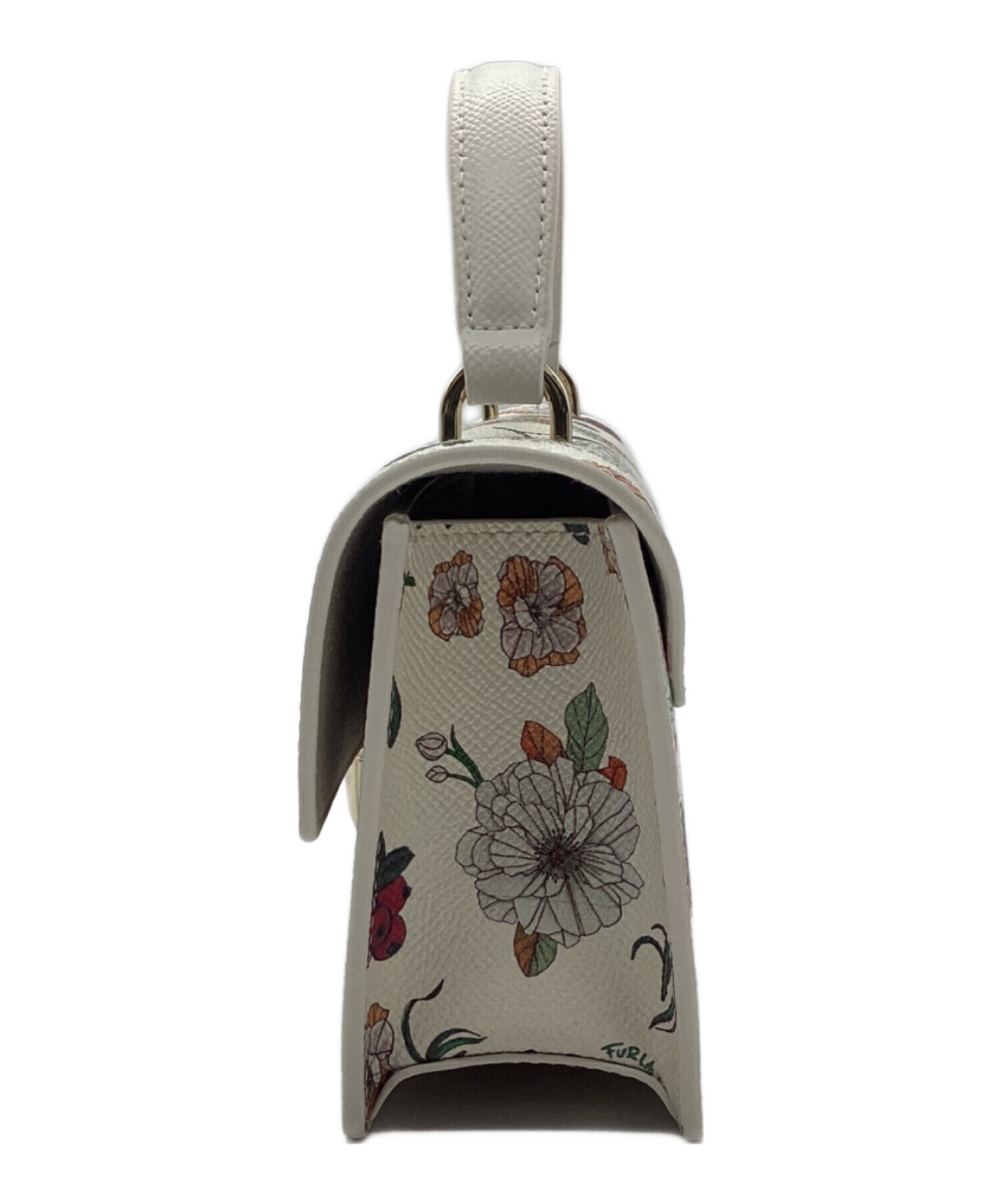 中古・古着通販】FURLA (フルラ) Venereフローラル2WAYハンドバッグ 