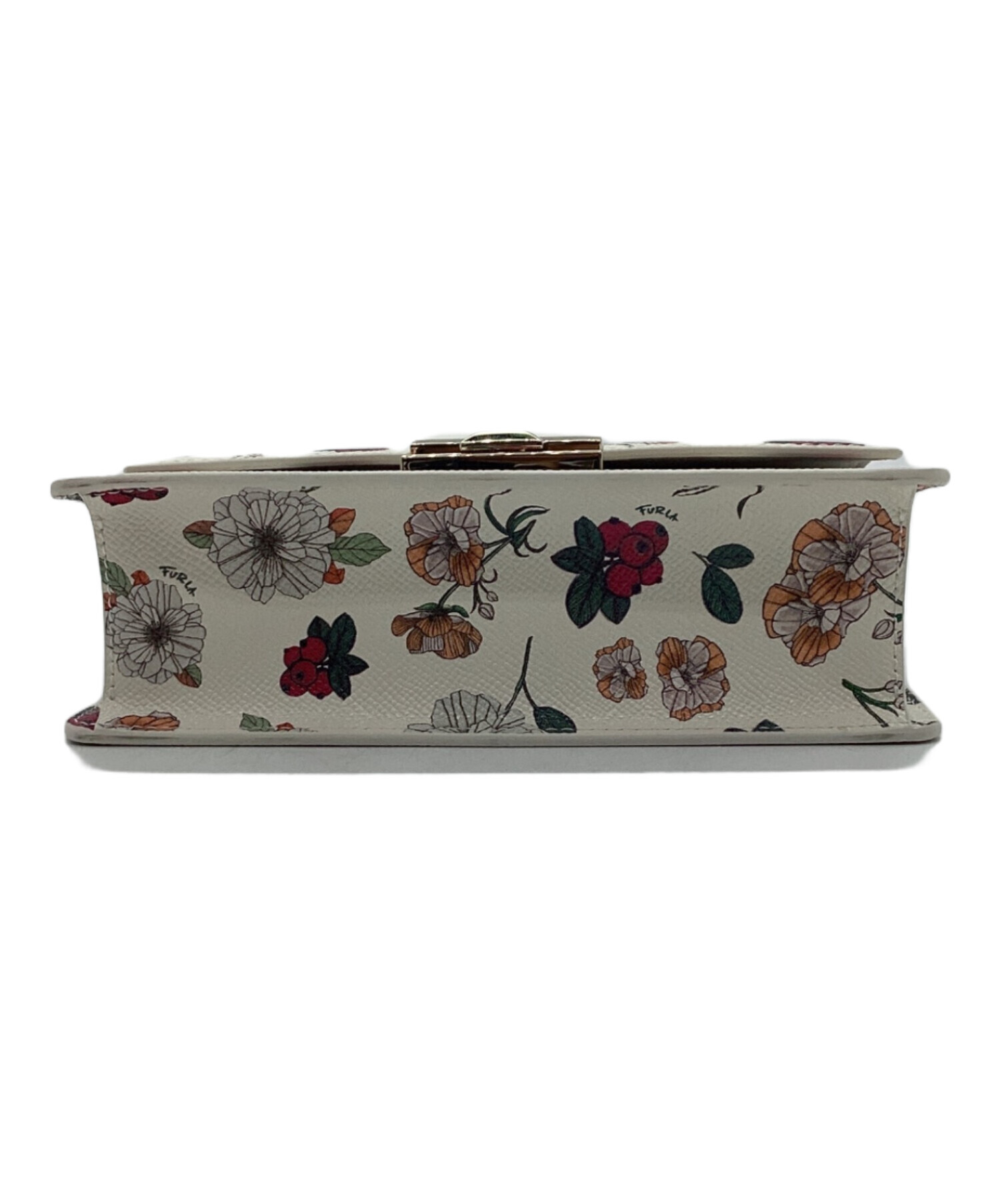 中古・古着通販】FURLA (フルラ) Venereフローラル2WAYハンドバッグ 