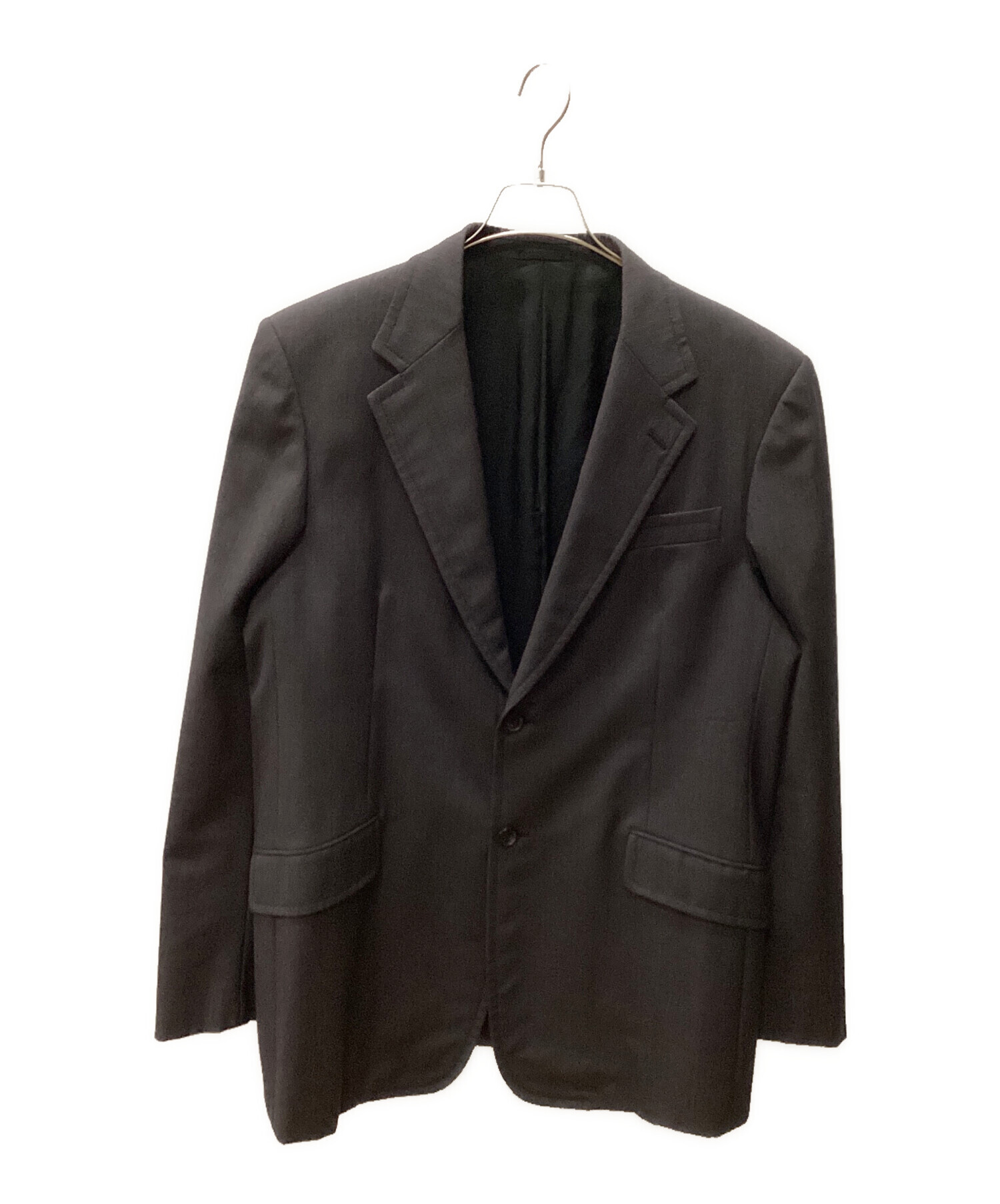 中古・古着通販】PRADA (プラダ) 2Bスーツジャケット グレー×ボルドー