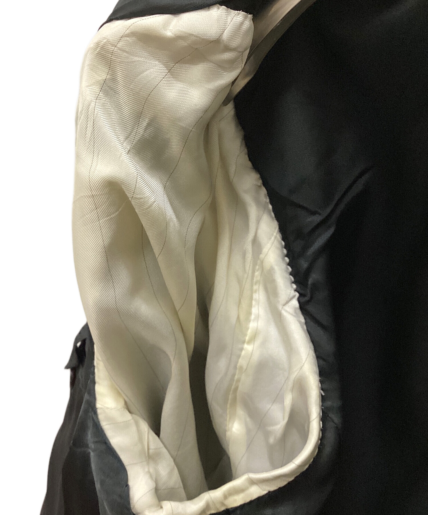 中古・古着通販】PRADA (プラダ) 2Bスーツジャケット グレー×ボルドー