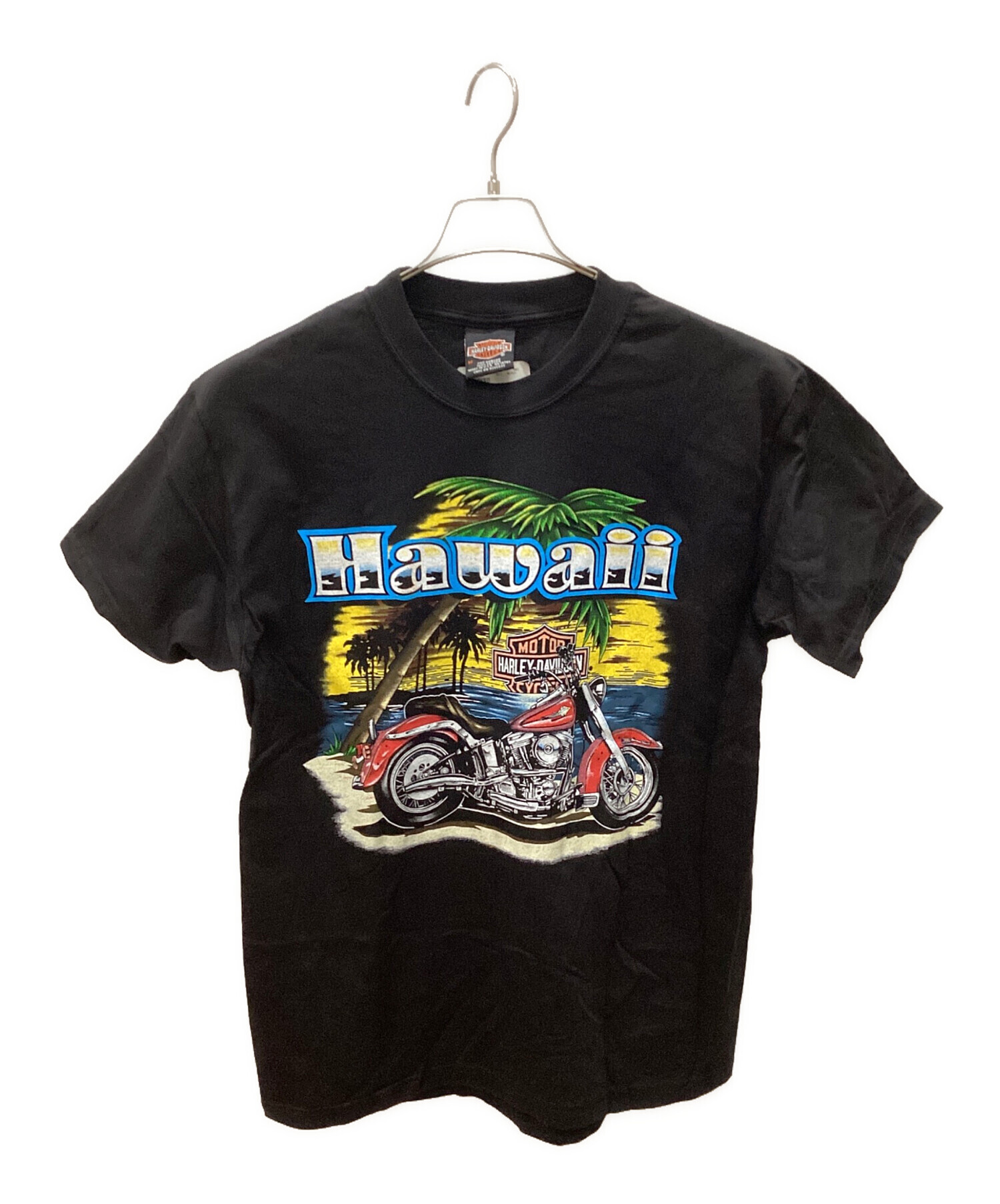 希少カラー☆ハーレーダビッドソン 両面プリント スカル 海賊 海賊船 Tシャツ 中古・古着通販】HARLEY-DAVIDSON (ハーレーダビッドソン) 90's 両面