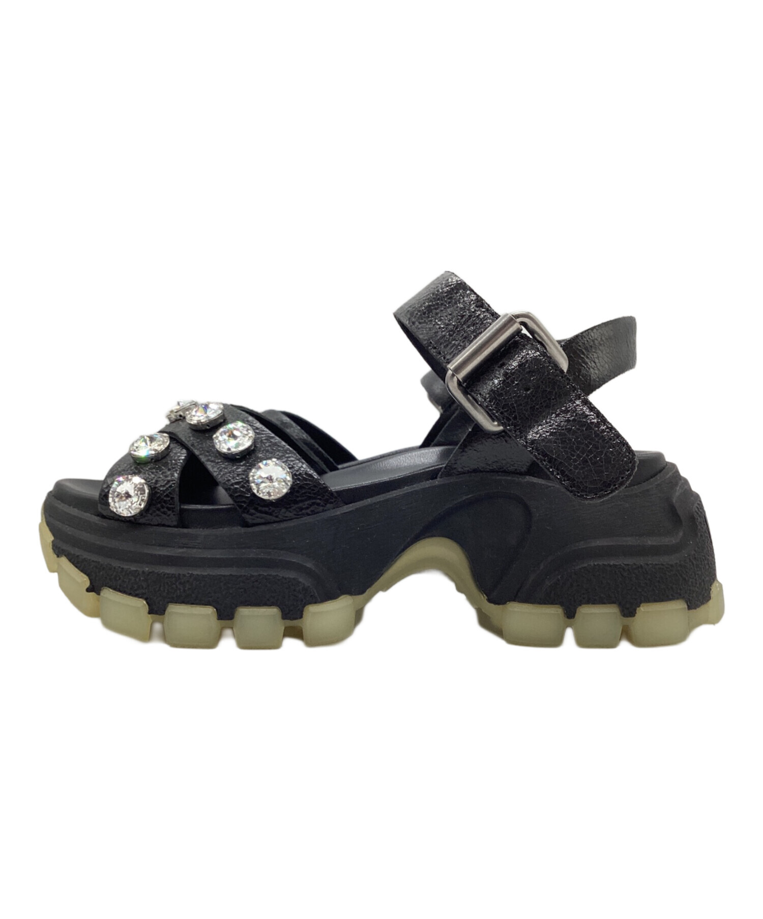 中古・古着通販】MIU MIU (ミュウミュウ) ビジュープラットフォーム