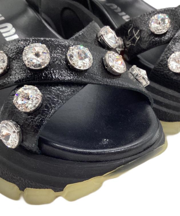 中古・古着通販】MIU MIU (ミュウミュウ) ビジュープラットフォーム