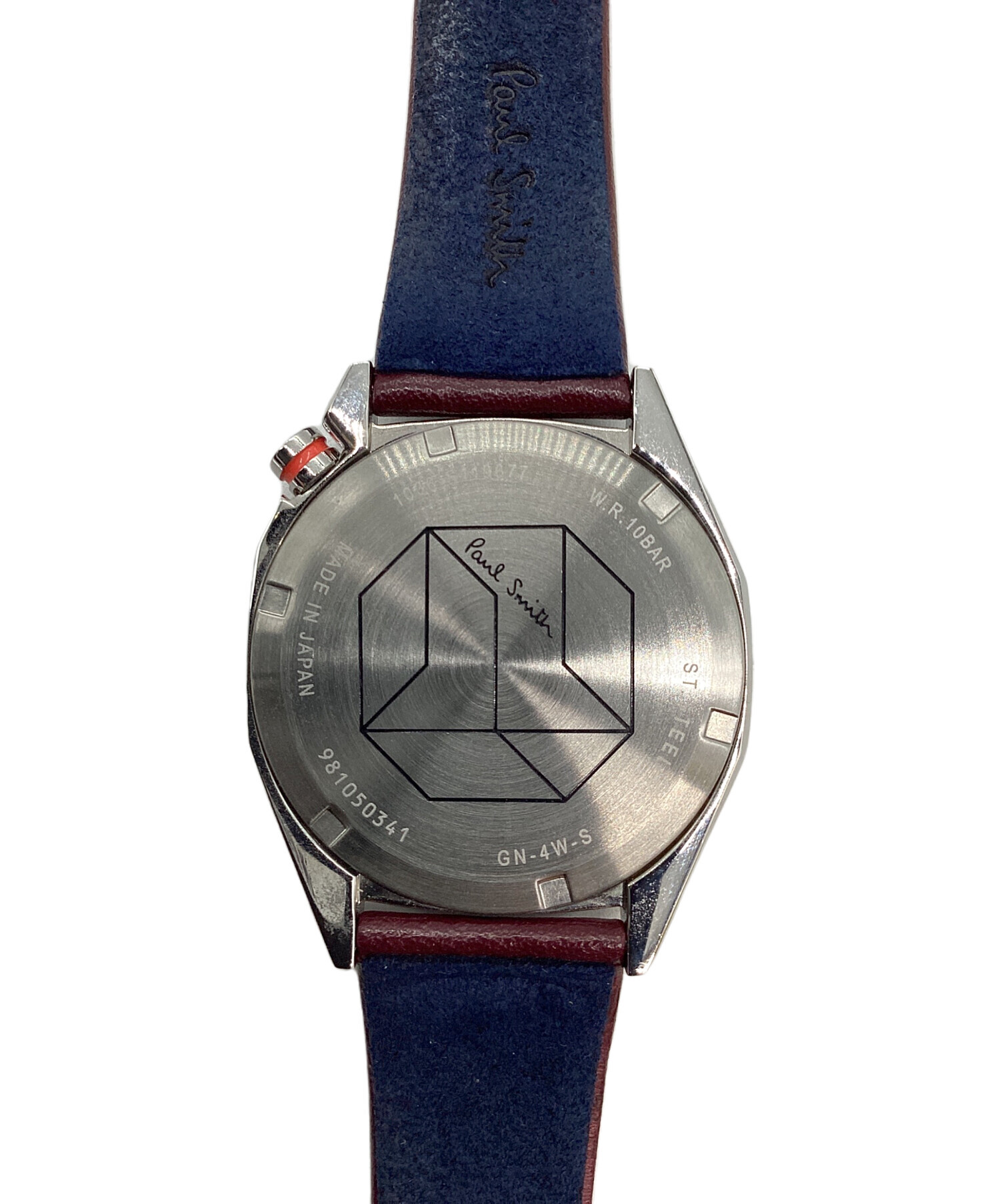 中古・古着通販】PAUL SMITH (ポールスミス) Octagon ネイビー×カーフ