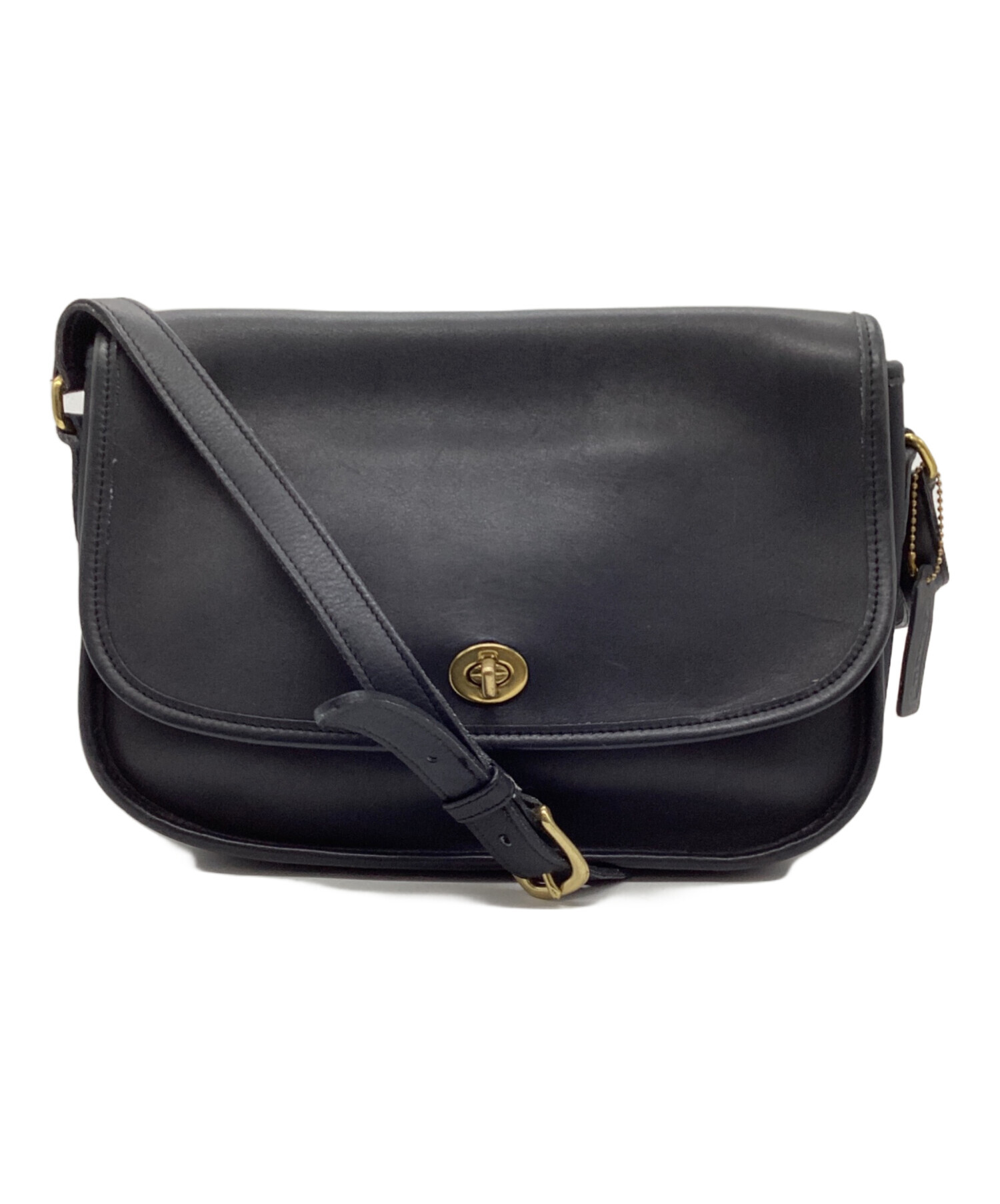 【新品/未使用】COACH ネイビー ショルダーバッグ 中古・古着通販】COACH (コーチ) ショルダーバッグ ネイビー｜ブランド