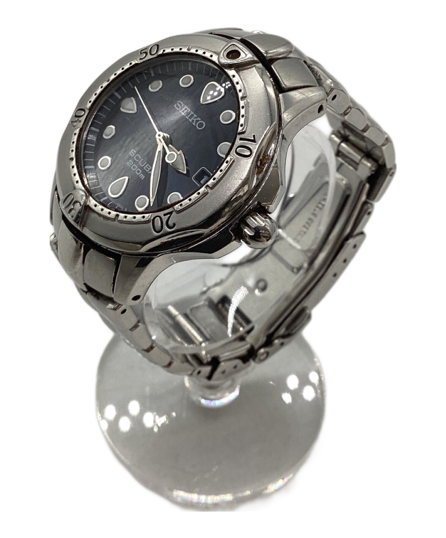 中古・古着通販】SEIKO (セイコー) SCUBA200m ネイビー｜ブランド 