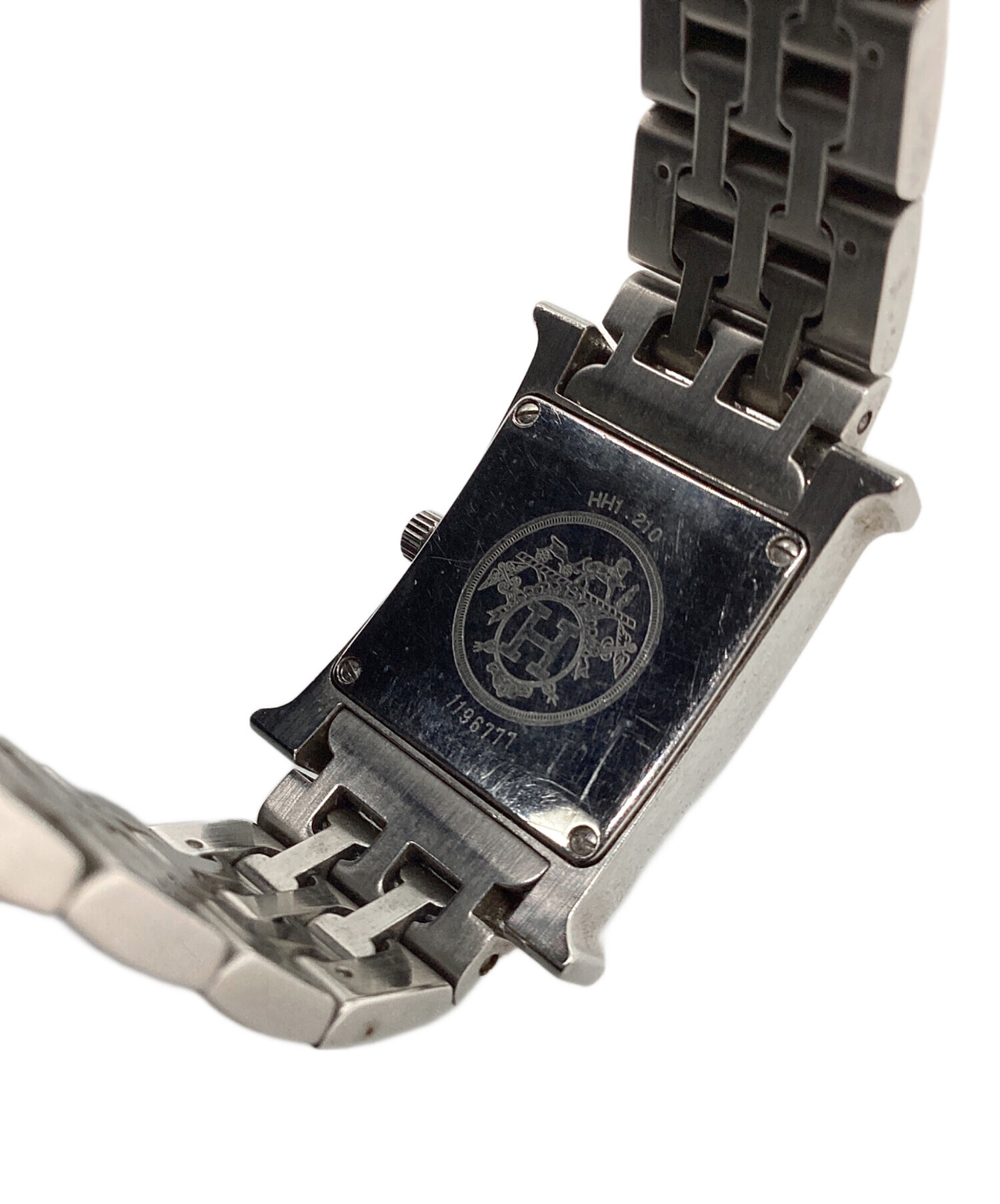 中古・古着通販】HERMES (エルメス) Hウォッチ ホワイト｜ブランド