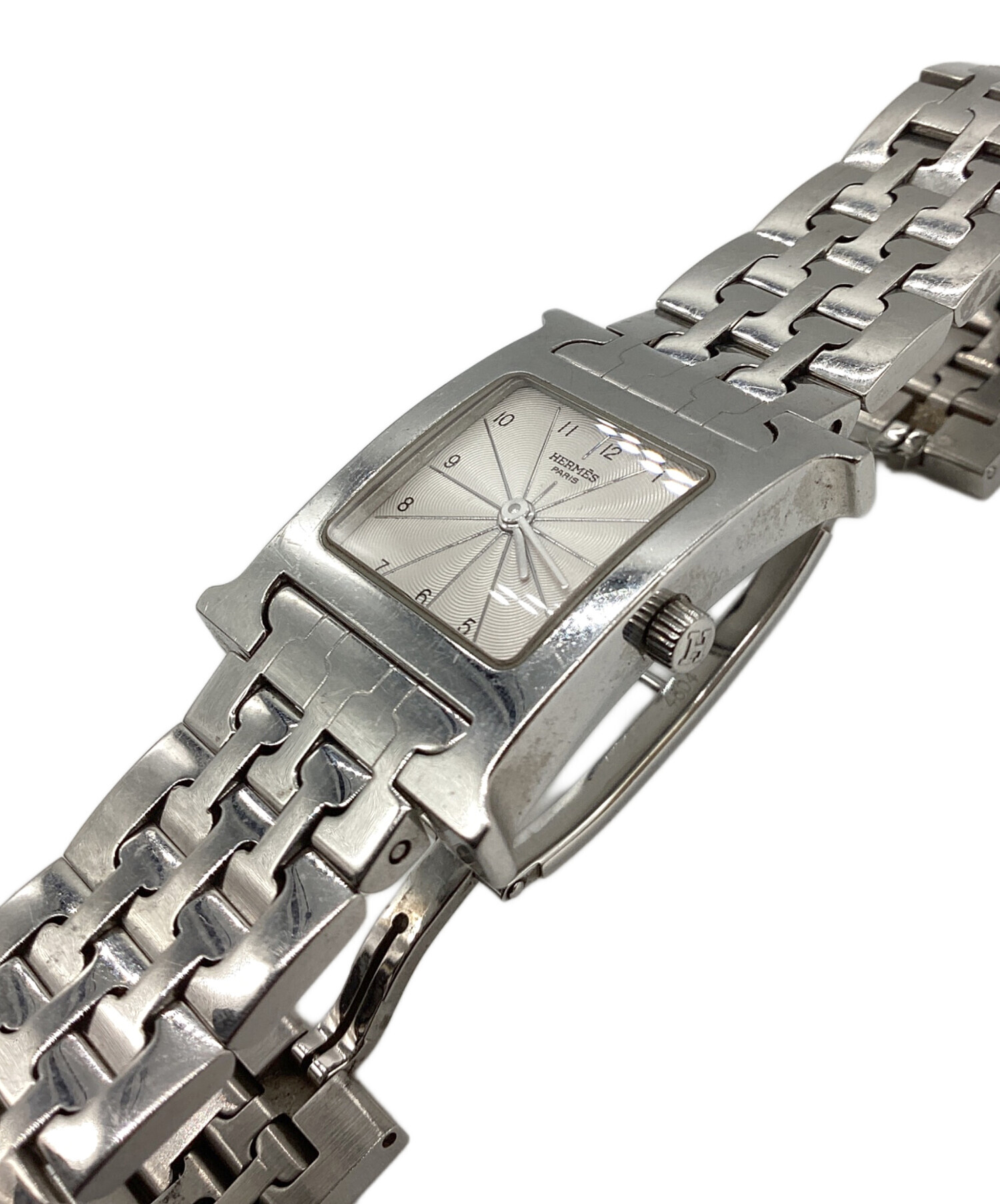中古・古着通販】HERMES (エルメス) Hウォッチ ホワイト｜ブランド