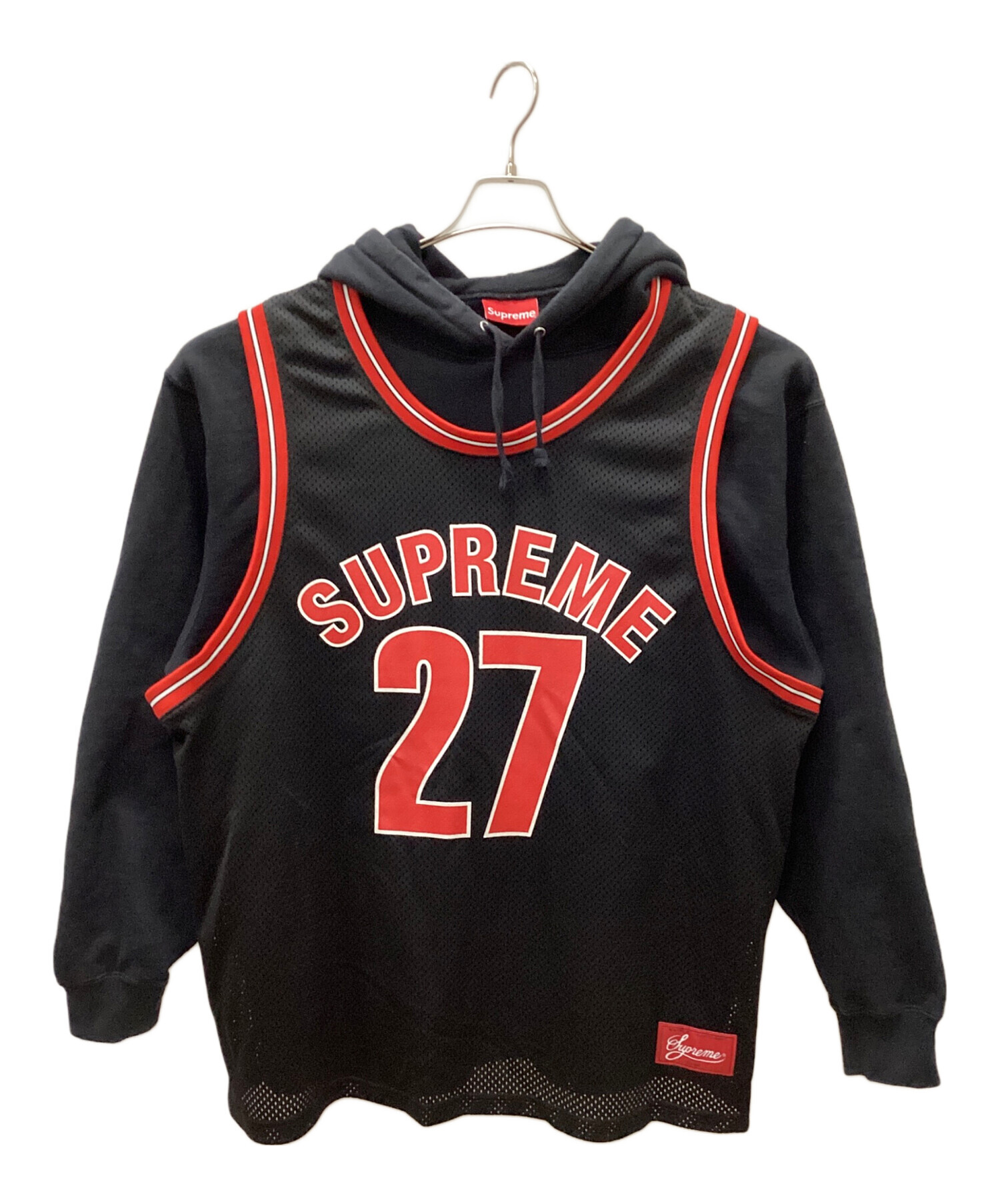 中古・古着通販】SUPREME (シュプリーム) Basketball Jersey Hooded 