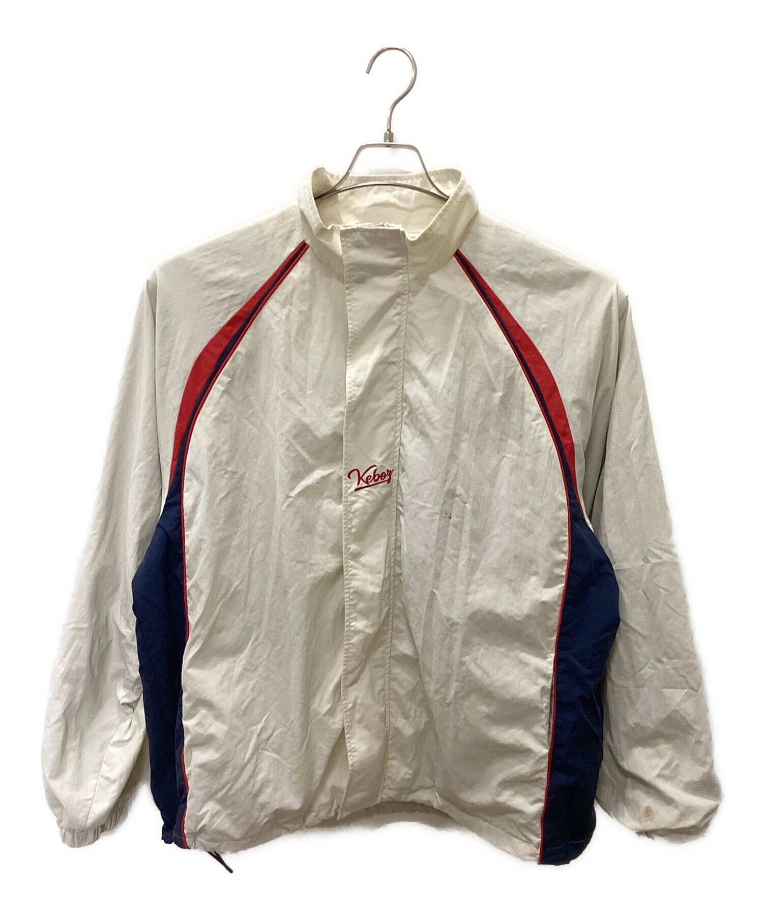 中古・古着通販】KEBOZ (ケボズ) ICON NYLON TRACK JACKET ホワイト