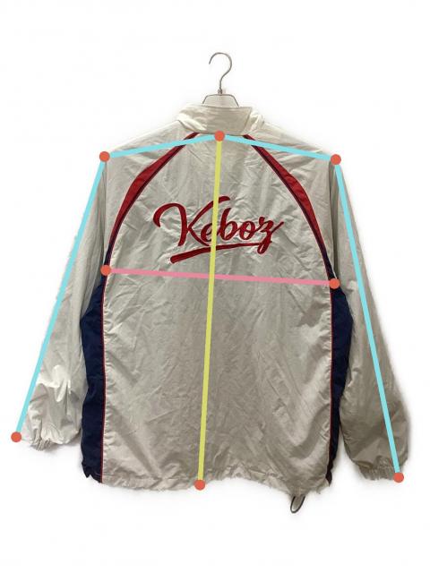 KEBOZ 2TONE TRACK JACKET White Lサイズ KEBOZ 2TONE TRACK JACKET White