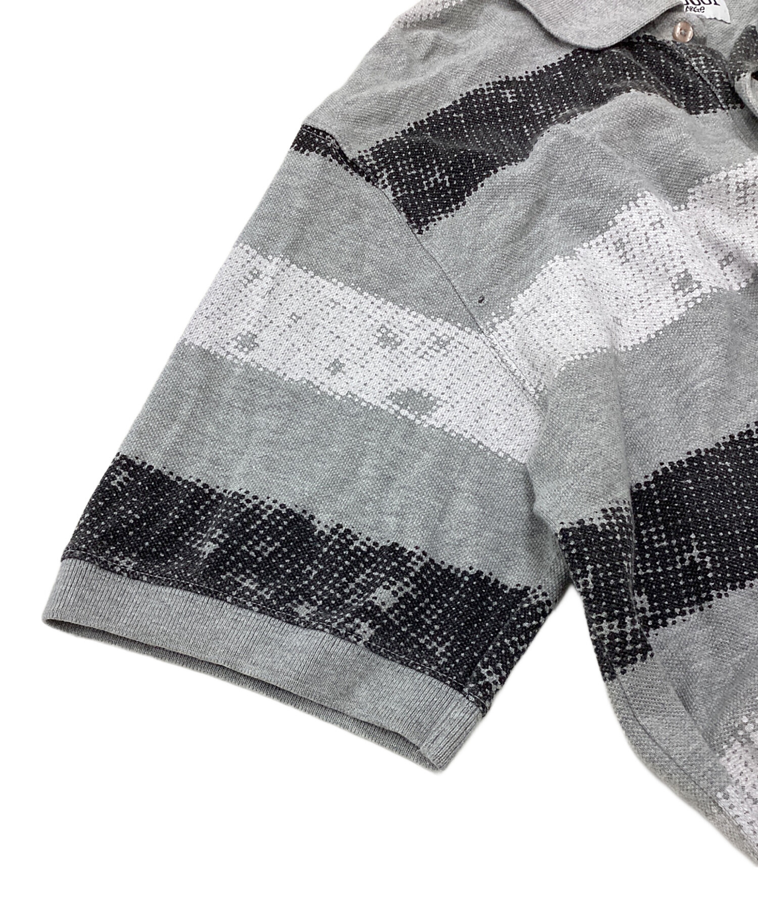中古・古着通販】stussy (ステューシー) ポロシャツ ペイントボーダー
