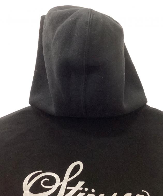 中古・古着通販】stussy (ステューシー) パーカー ブラック サイズ:L