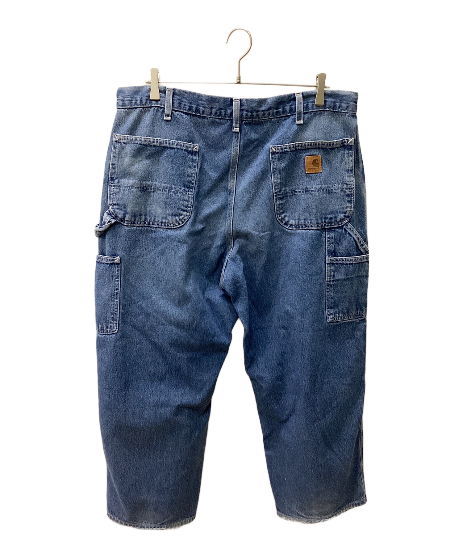 中古・古着通販】CarHartt (カーハート) ペイントデニムパンツ ブルー