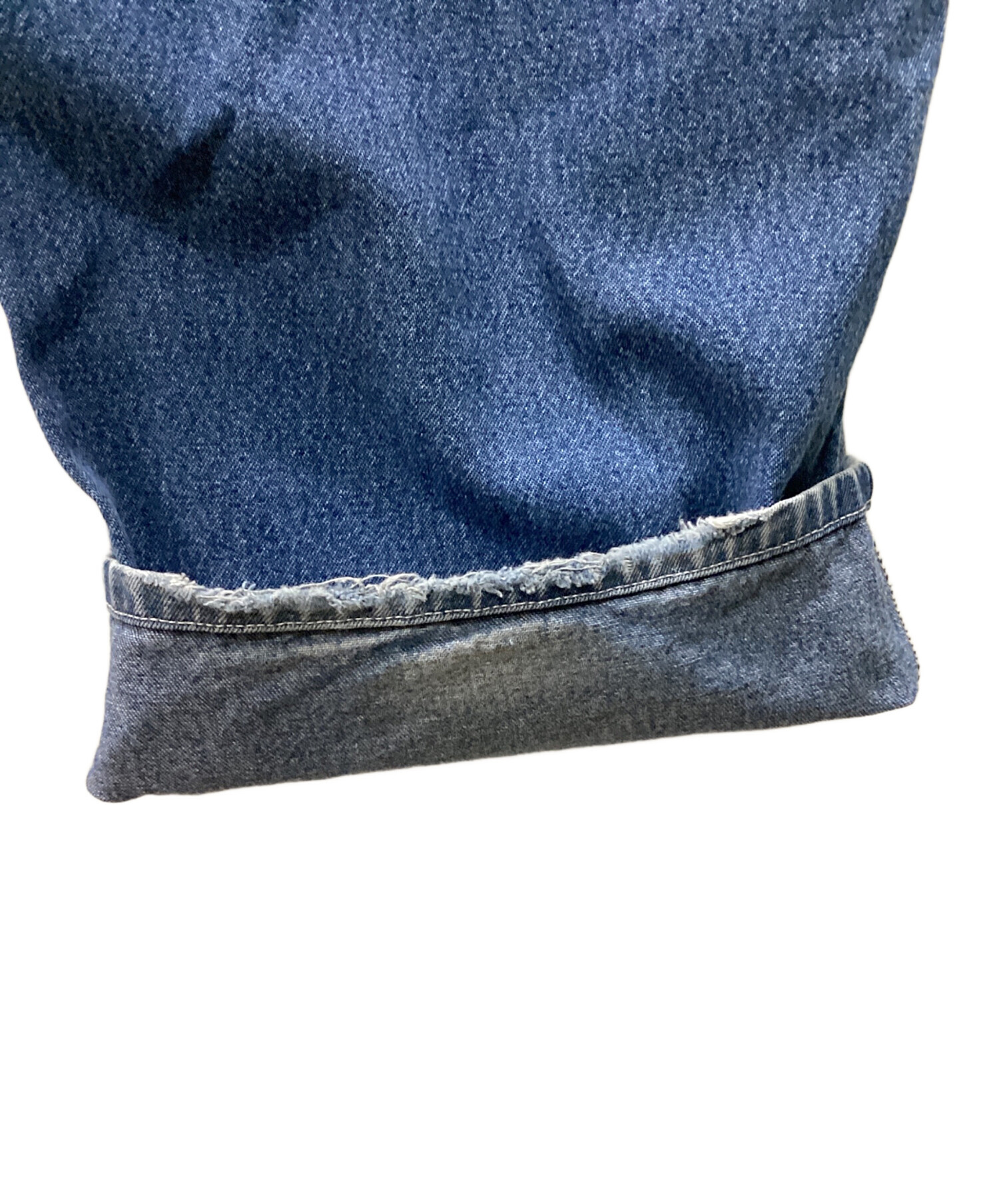 中古・古着通販】CarHartt (カーハート) ペイントデニムパンツ ブルー