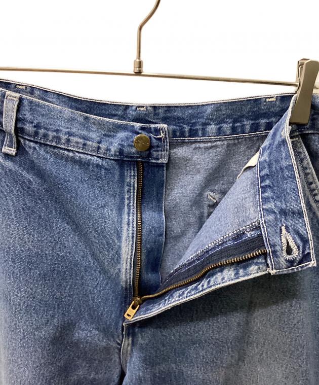中古・古着通販】CarHartt (カーハート) ペイントデニムパンツ ブルー