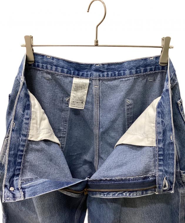 中古・古着通販】CarHartt (カーハート) ペイントデニムパンツ ブルー