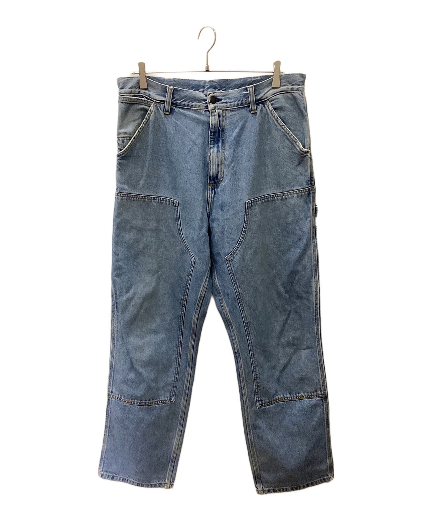 中古・古着通販】CarHartt (カーハート) DOUBLE KNEE PANTS ブルー 
