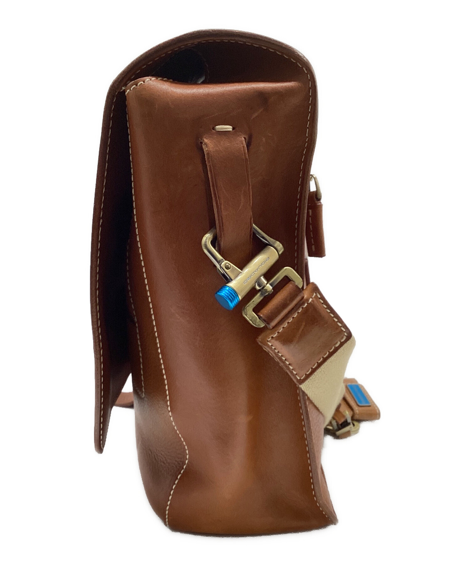 中古・古着通販】PIQUADRO (ピクアドロ) ショルダーバッグ ブラウン