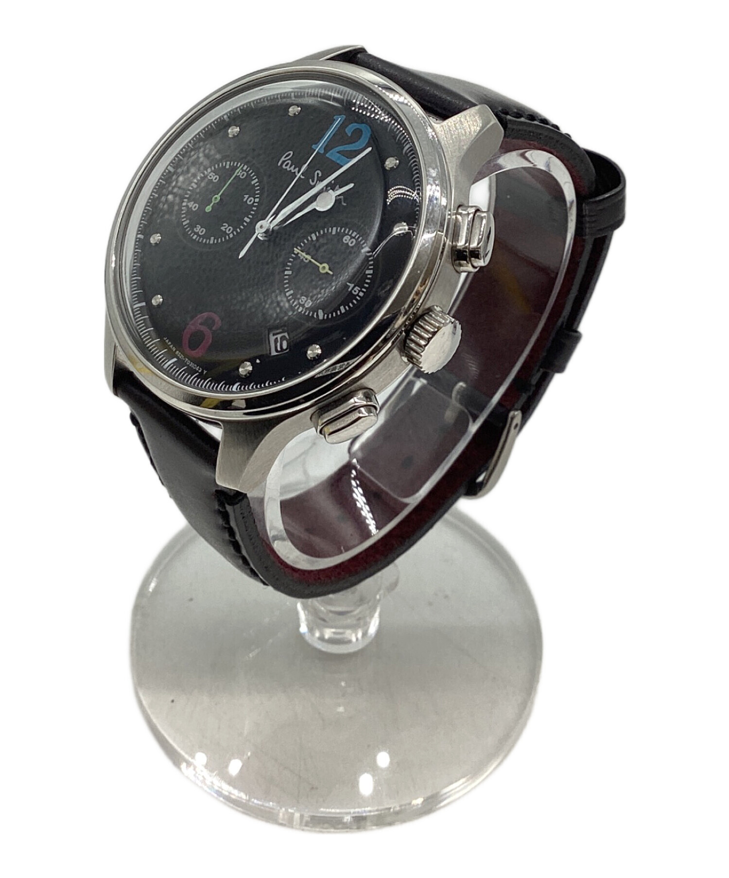 中古・古着通販】PAUL SMITH (ポールスミス) クロノグラフ ブラック