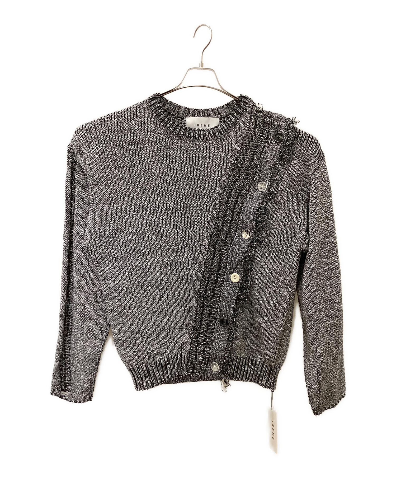 中古・古着通販】IRENE (アイレネ) 薄手ニット グレー サイズ:36 未  