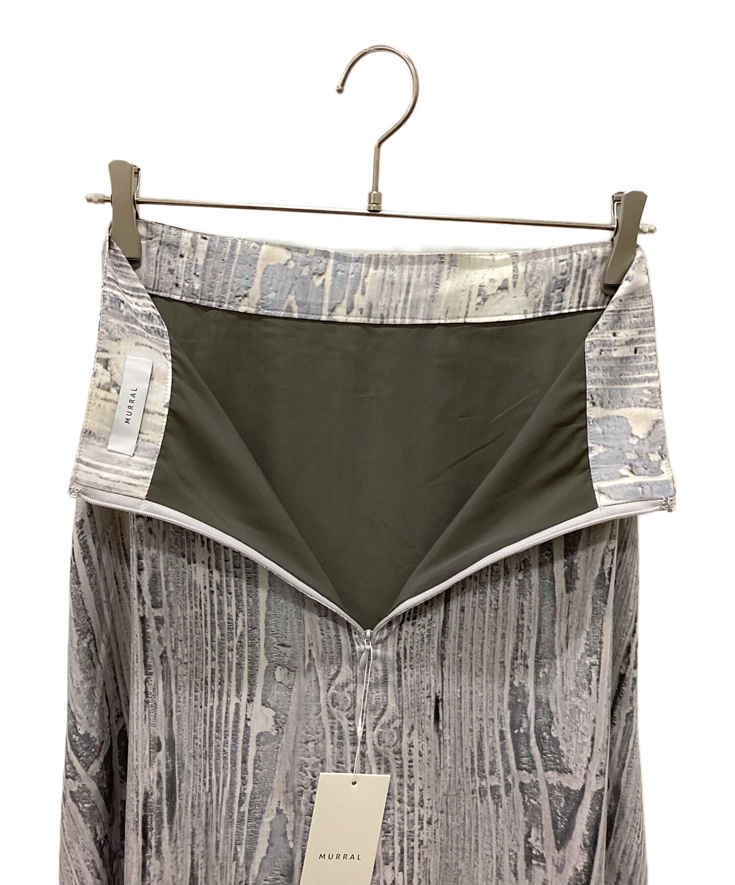 中古・古着通販】MURRAL (ミューラル) Baum skirt グレー サイズ:1 未 