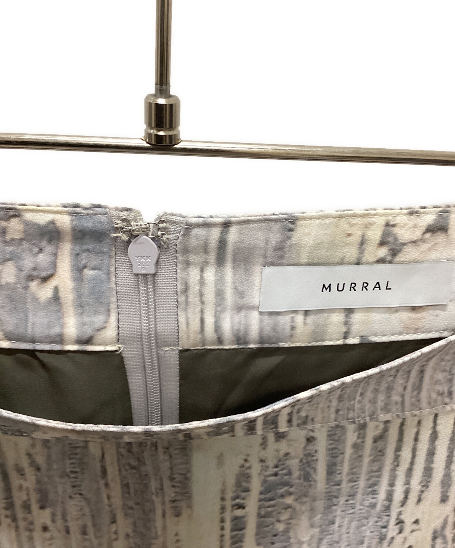 中古・古着通販】MURRAL (ミューラル) Baum skirt グレー サイズ:1 未 