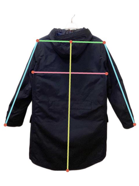 北*人様 COACHメンズダウンコートF33815 中古・古着通販】COACH (コーチ) ダウンジャケット ネイビー サイズ:M