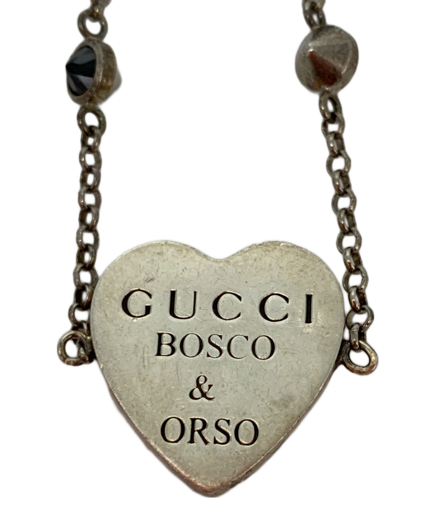 中古・古着通販】GUCCI (グッチ) BOSCO&ORSO ハート ブレスレット