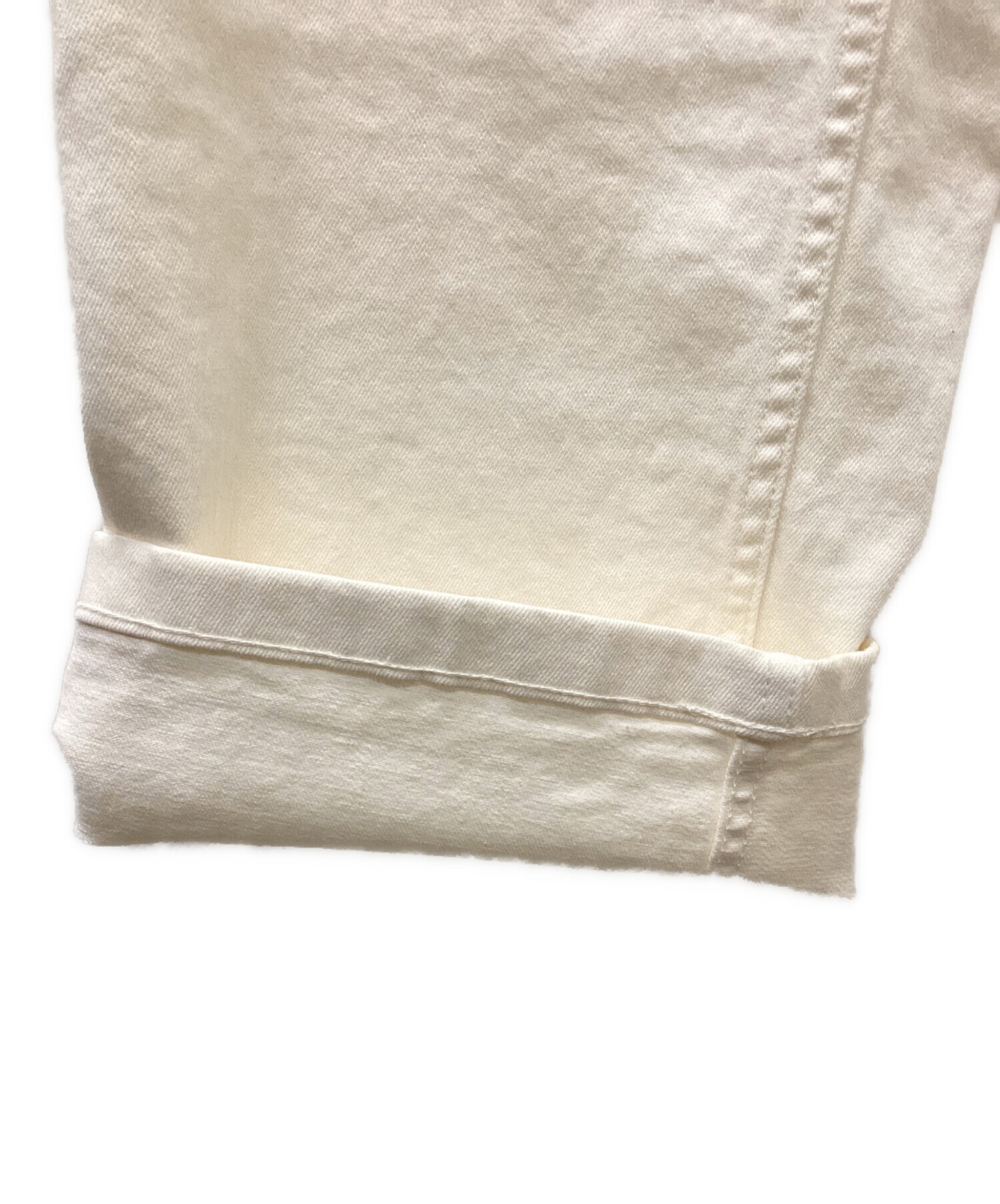 中古・古着通販】YANUK (ヤヌーク) ワイドストレート デニムパンツ