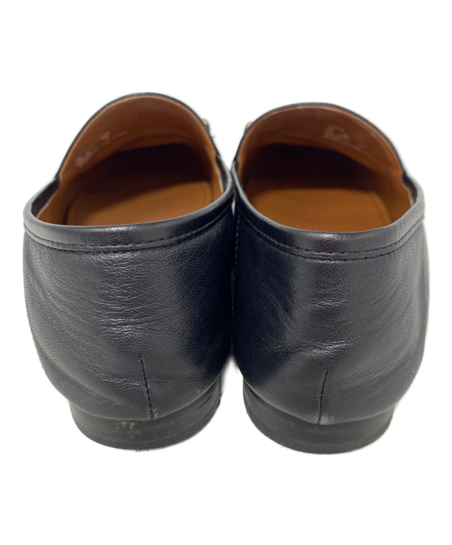 中古・古着通販】COACH (コーチ) HALEY LEATHER LOAFER ブラック