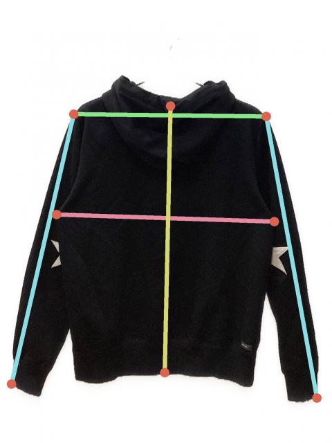 中古・古着通販】SOPHNET. (ソフネット) STAR ELBOW PATCHED ZIP UP