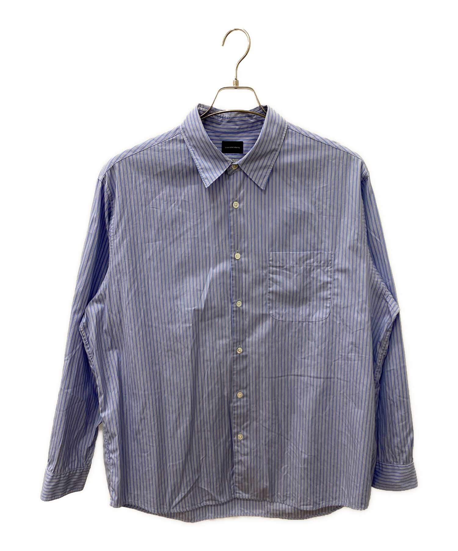 超高級トーマスメイソン★未使用級◎グリーンレーベルリラクシング　シャツ　青 中古・古着通販】green label relaxing (グリーンレーベルリラクシング