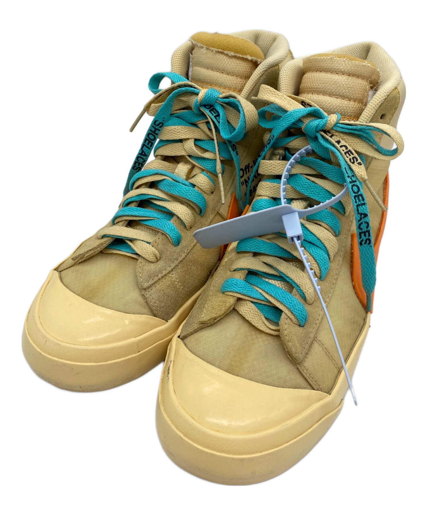 27.5cm NIKE BLAZER MID OFF-WHITE THE 10 ORANGE ブレーザー NIKE 