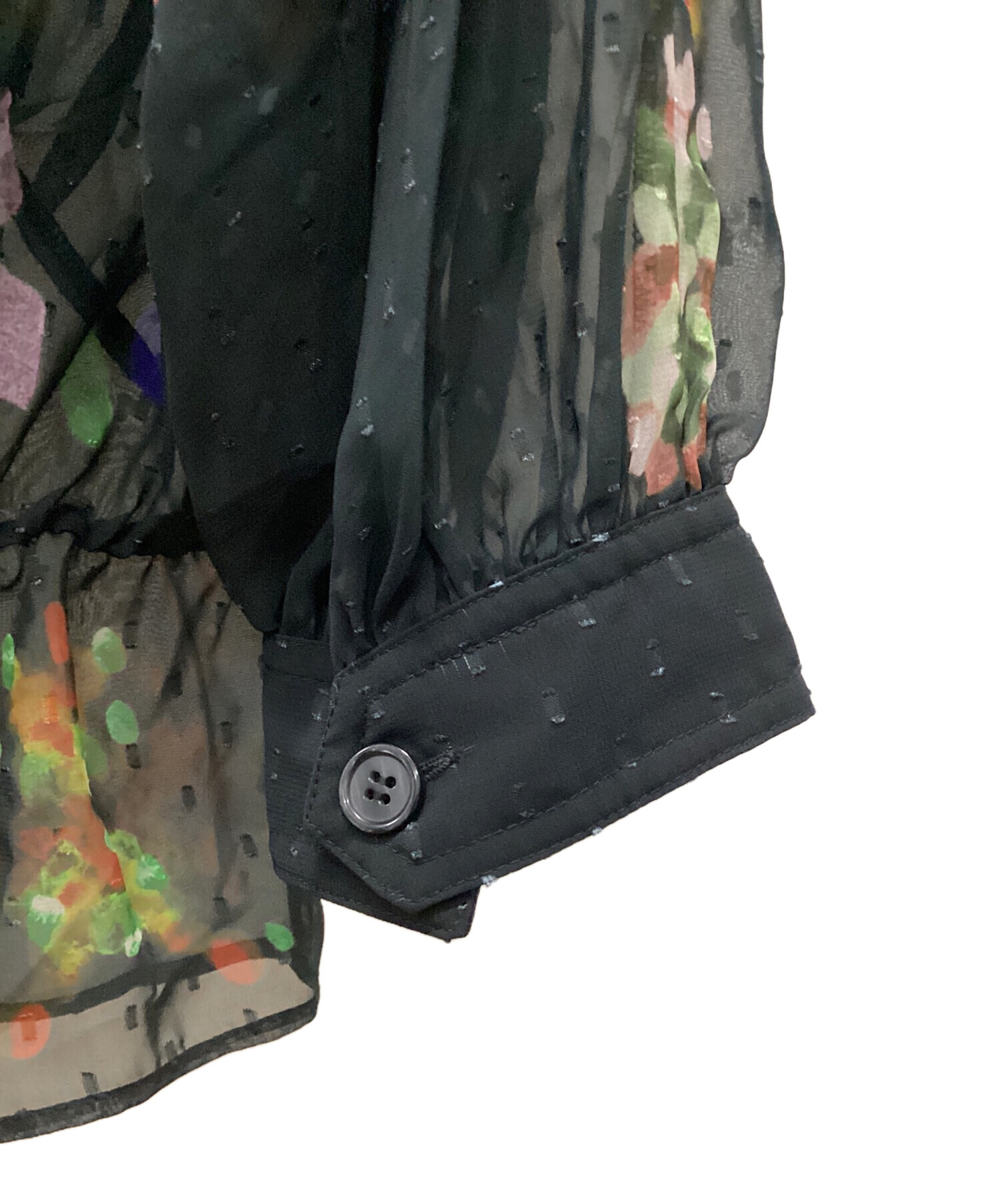 中古・古着通販】Ameri (アメリ) MEDI DECALCOMANIA CHIFFON BLOUSE 