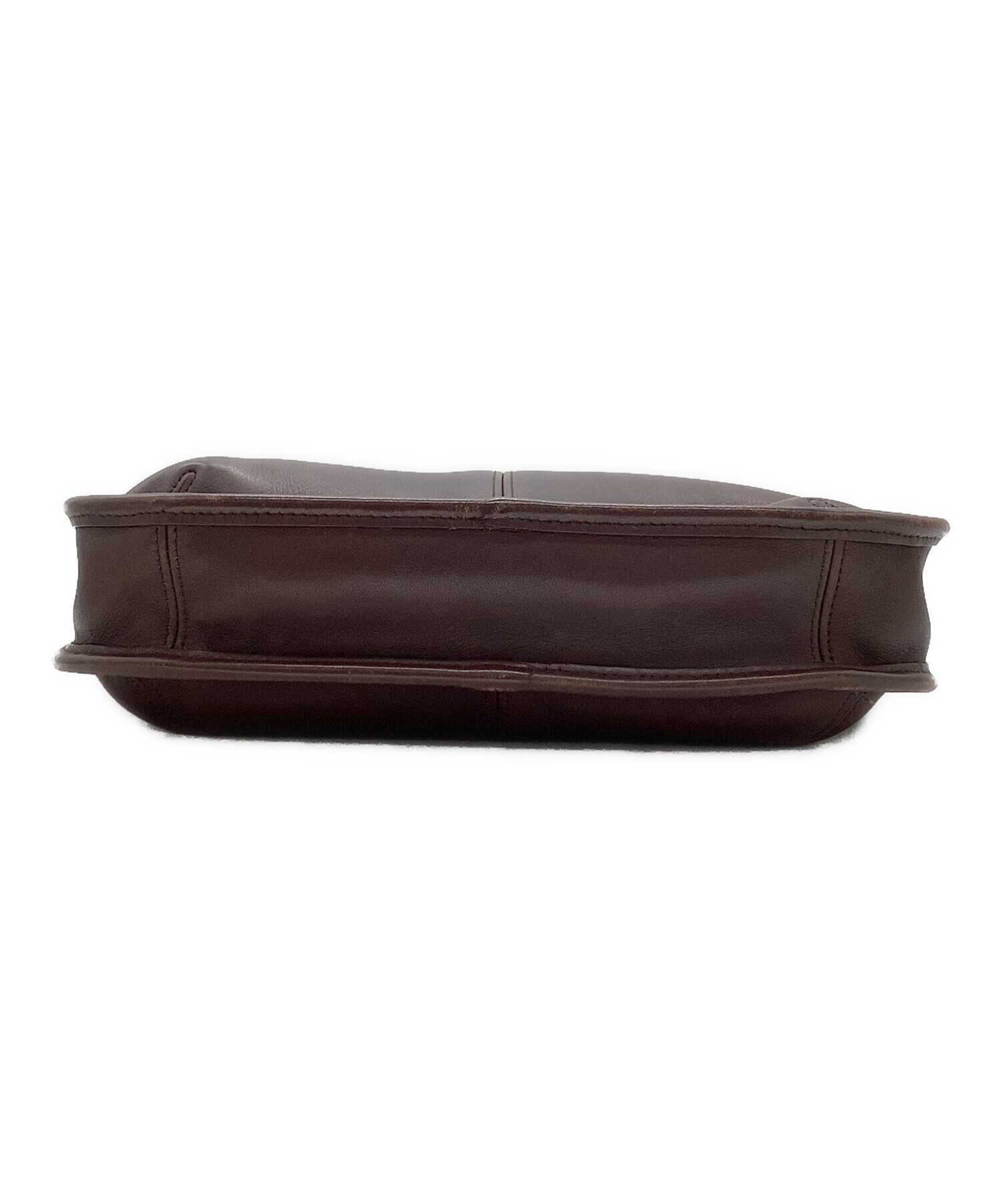 美品 コーチ ワンショルダーバッグ 肩掛け 腕かけ ショルダーバッグ レザー ブラウン 0512【中古】COACH 極美品 $ 希少 COACH コーチ ベルト 本革 レザー製 ワンショルダー