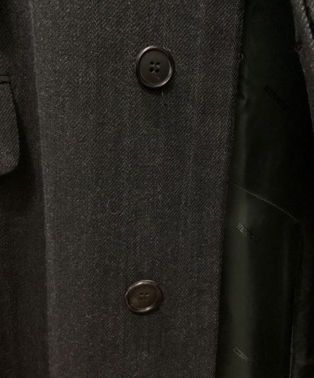 中古・古着通販】HERMES (エルメス) ステンカラーコート グレー サイズ
