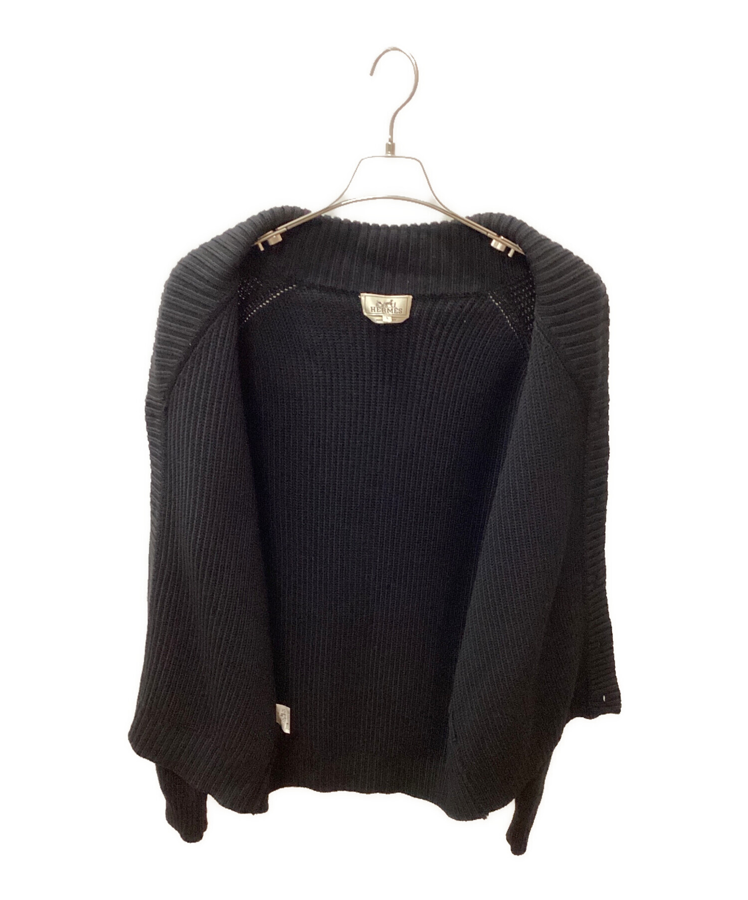 ☆美品☆ エルメス　カーディガン ショールカラー 中古・古着通販】HERMES (エルメス) ショールカラーカーディガン