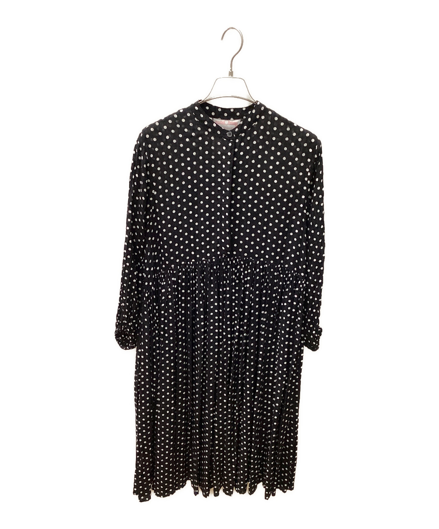 中古・古着通販】BEARDSLEY (ビアズリー) ドットギャザーワンピース