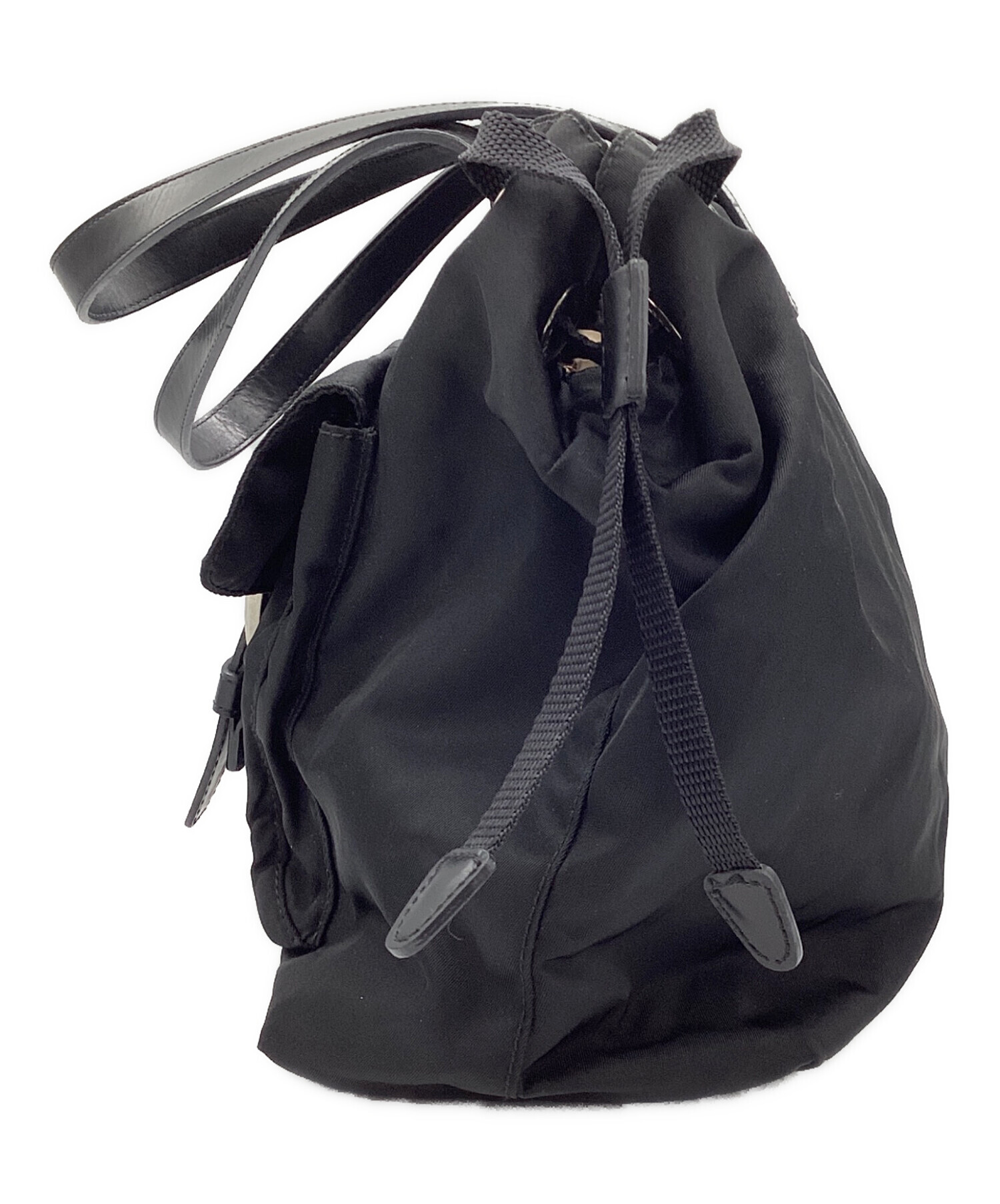 中古・古着通販】PRADA (プラダ) ナイロンショルダーバッグ 三角