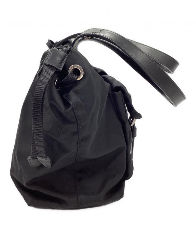 中古・古着通販】PRADA (プラダ) ナイロンショルダーバッグ 三角