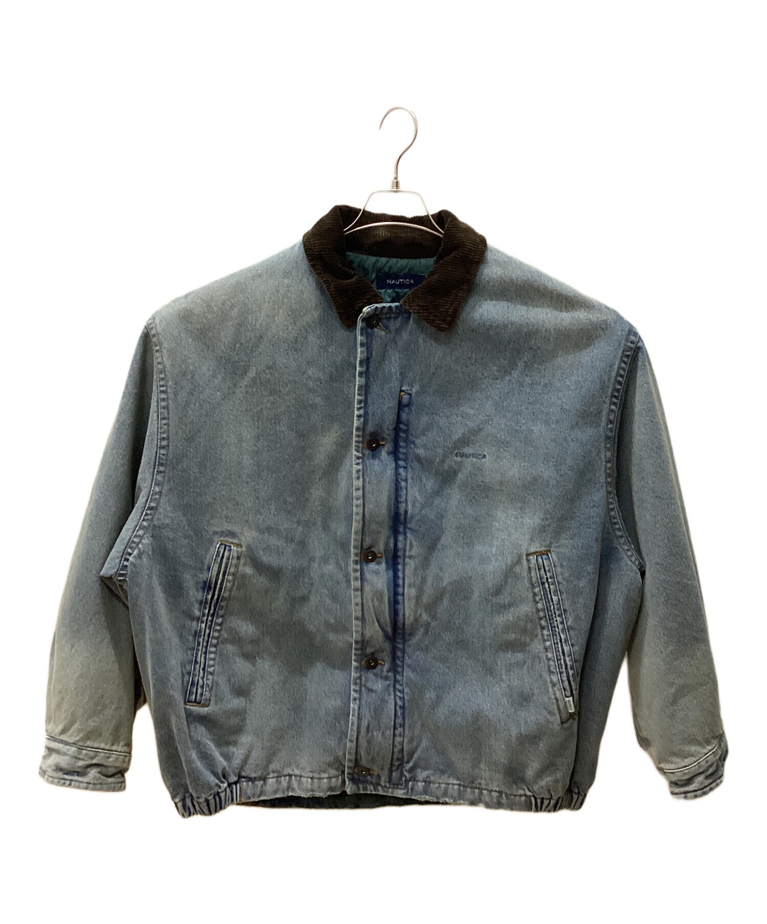 NAUTICA デニムジャケット XL 美品 中古・古着通販】NAUTICA (ノーティカ) ダメージ加工デニムジャケット