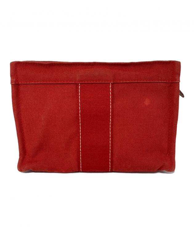 中古・古着通販】HERMES (エルメス) ポーチ レッド｜ブランド・古着