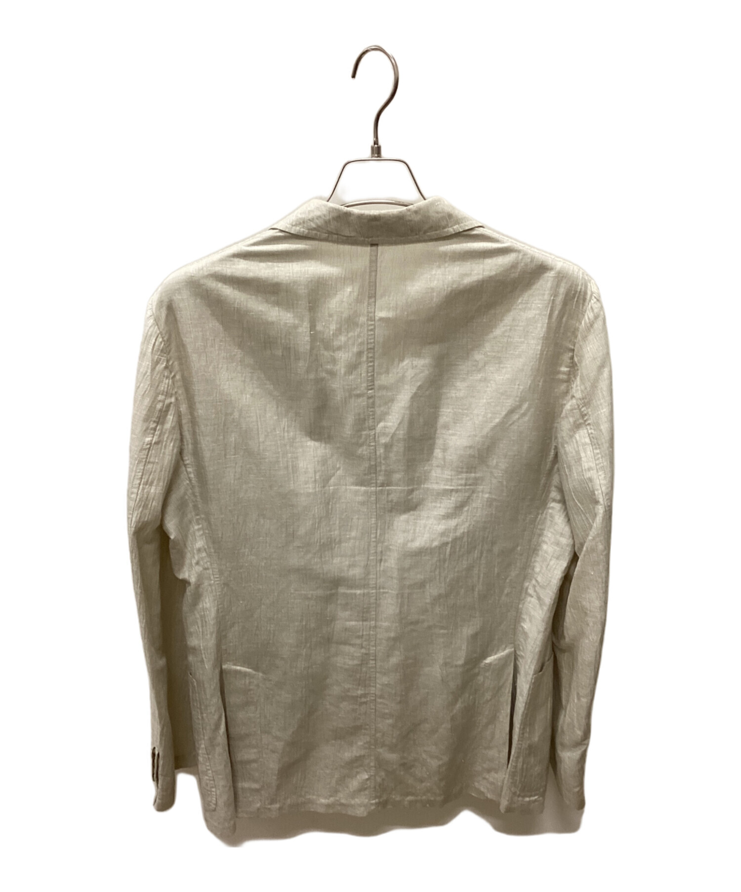 中古・古着通販】HERMES (エルメス) リネンコットン クレープ 段返り3B